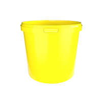 Bucket with ergonomic handle, PP, round, 10 liters,...