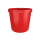 Bucket with ergonomic handle, PP, round, 10 liters, food-safe