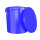 Plastic bucket with lid, ergonomic handle, PP, round, 10 liters, food-safe