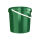 Plastic bucket with lid, ergonomic handle, PP, round, 10 liters, food-safe