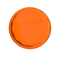 Plastic lid for 30 liter bucket, PP, round, food-safe Orange