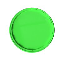 Plastic lid for 30 liter bucket, PP, round, food-safe Green
