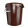 Bucket with metal handle, PP, round, 31.5 liters, food-safe