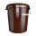 Bucket with metal handle, PP, round, 31.5 liters, food-safe