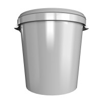 Bucket with metal handle, PP, round, 31.5 liters, food-safe