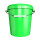 Bucket with metal handle, PP, round, 31.5 liters, food-safe