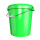 Bucket with metal handle, PP, round, 31.5 liters, food-safe