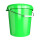 Bucket with metal handle, PP, round, 31.5 liters, food-safe