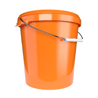 Bucket with metal handle, PP, round, 31.5 liters, food-safe