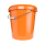 Bucket with metal handle, PP, round, 31.5 liters, food-safe