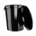 Bucket with metal handle, PP, round, 31.5 liters, food-safe black