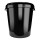 Bucket with metal handle, PP, round, 31.5 liters, food-safe black