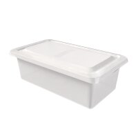 Kunststoffbox mit Deckel eckig 5 Liter Transparent
