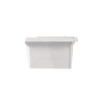 Kunststoffbox mit Deckel eckig 5 Liter Transparent