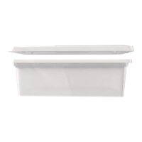 Kunststoffbox mit Deckel eckig 5 Liter Transparent