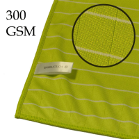 1x Microfiber Cloth Bamboo 40x45cm, Green, 300 GSM