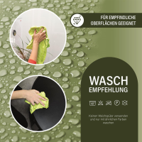1x Microfiber Cloth Bamboo 40x45cm, Green, 300 GSM