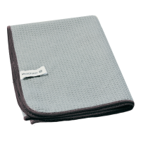 1x Microfiber Towel 55x80cm, Grey, 400 GSM